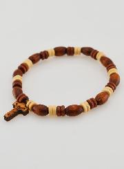 Pulsera Rosario Decenario de Madera