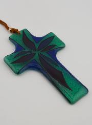 Cruz de Vidrio Artesanal