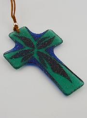 Cruz de Vidrio Artesanal