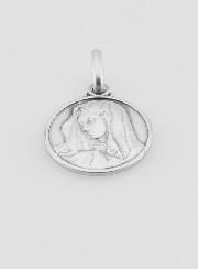 Medalla Virgen María a Velo de Plata 925/1000