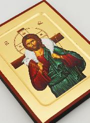 Ícono Bizantino del Cristo Buen Pastor