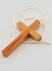 Cruz de alba de Comunhão com cordão