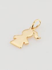 Pingente Menina Banhado a Ouro 18 Quilates