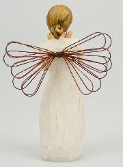 Anjo Willow Tree - Estrela Brilhante - 14 cm