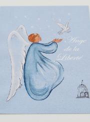 Estampa de Bautizo - Mi Ángel de la Libertad