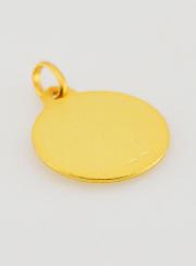 Medalha de Batismo São Jorge Banhada a Ouro
