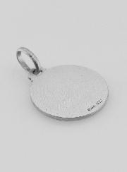 Medalha de Baptismo Anjo da Guarda em Prata Maciça 925/1000