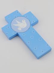 Cruz Paloma del  Espíritu Santo Azul