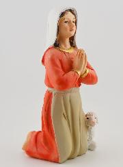 Estátua de Santa Bernadete em Oração - 18 cm