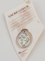 Placa Automóvil Retrovisor - Sagrado Corazón de Jesús