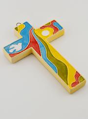 Cruz de Cerámica - Paloma del Espíritu Santo