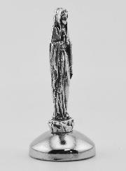 Estatuilla Nuestra Señora de Lourdes y Base Imantada - 5 cm