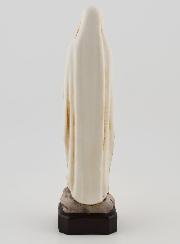 Estatuilla Nuestra Señora de Lourdes Policromada sobre una Base - 15 cm