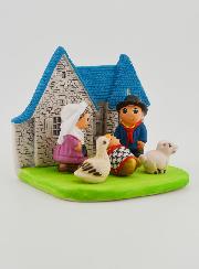 Belén de Navidad del Mundo - Natividad Región de Limousin