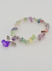 Pulsera Religiosa Ángel Protector - Piedra Malaquita