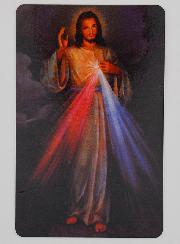 Lote de 10 Estampas de Oración Cristo Misericordioso