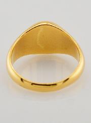 Anillo Sello Cruz de Cristo - Talla 58