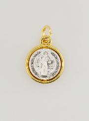 Medalha de São Bento Dourada - 15 mm