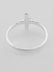 Anillo Cruz de Cristo de Plata 925/1000 - Talla 62