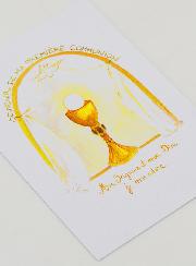 Imagem Lembrança da Minha Primeira Comunhão - Ouro