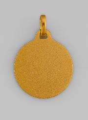 Medalla Virgen María con el Niño Jesús de Oro