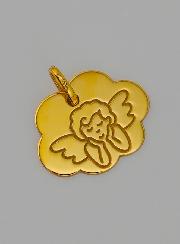 Medalla Ángel Protector - Nube de Oro 375/1000