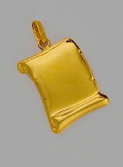 Medalla Pergamino Ángel de la Guarda de Oro 375/1000