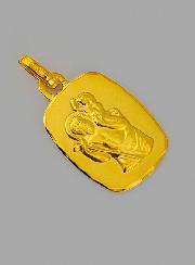 Medalla de San Cristóbal de Oro 375/1000