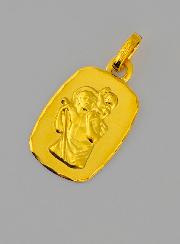 Medalla de San Cristóbal de Oro 375/1000