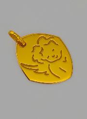 Medalla Ángel Protector - Rombo de Oro 375/1000
