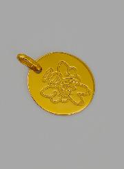 Medalla Ángel de la Guarda Modelo Niño de Oro 375/1000