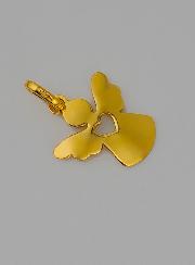 Medalla Corazón Ángel de la Guarda de Oro 9 Kilates