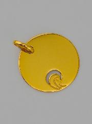 Medalla Virgen María Calada de Oro