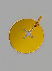 Medalla Cruz de Jesús Calada de Oro