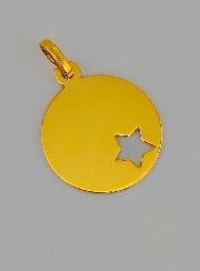 Medalla Estrella del Pastor Calada de Oro