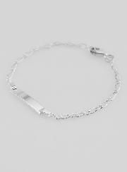 Pulsera de Bautizo para Bebé en Plata 925/1000  - 15 cms