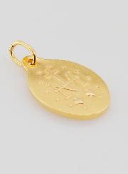Medalla Milagrosa de Oro y Plata de 24 quilates - 25 mm
