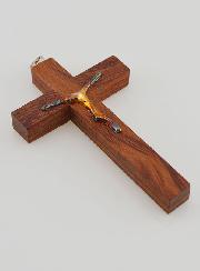 Colgante Cruz en Madera Moderna
