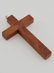 Colgante Cruz en Madera Moderna