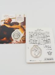 Tarjeta de Oración de San Juan de Dios con Medalla