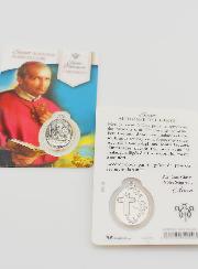 Tarjeta de Oración de San Alfonso María Liguori con Medalla