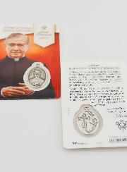 Tarjeta de Oración de San Josemaría Escrivá con Medalla