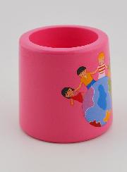 Candelabro Niños del Mundo - Rosa