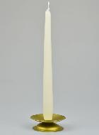 Vela de Mesa Larga color Blanquecino - 25cms
