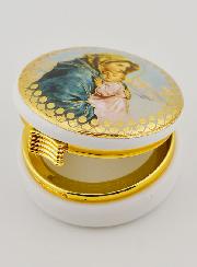 Cajita con la Imagen de la Santísima Virgen y el Niño - 5 cms