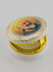 Cajita con la Imagen de San Padre Pio - 5 cms