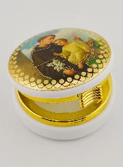 Cajita con la Imagen de San Antonio de Padua - 5 cms