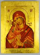 Icono Bizantino - Virgen de la Ternura - 30 cms