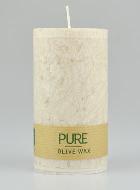 Vela de Oliva Orgánica - Color Sahara - 100% Natural - 13 X 7 cms