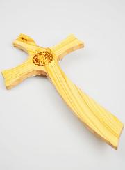Cruz de San Benito en Madera de Olivo - 32 cms